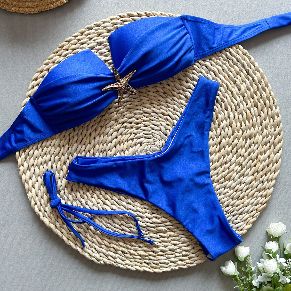 Bikini Sexy Bikini Tube Top Stitching Split Women Swimsuit Swimsuit Women Bella Mia